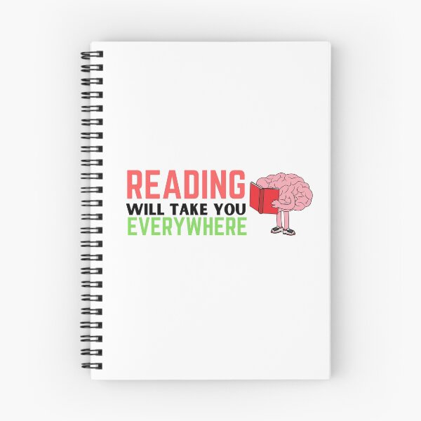 Item preview, Reading will take you everywhere funny reading quotes designed and sold by OneTimeEngineer.