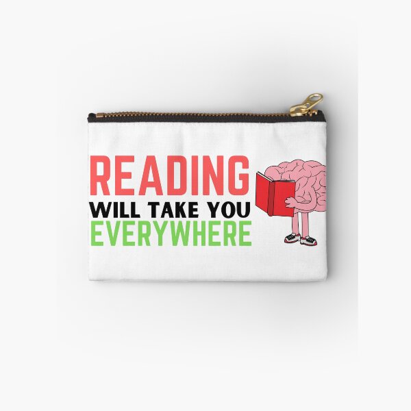Item preview, Reading will take you everywhere funny reading quotes designed and sold by OneTimeEngineer.