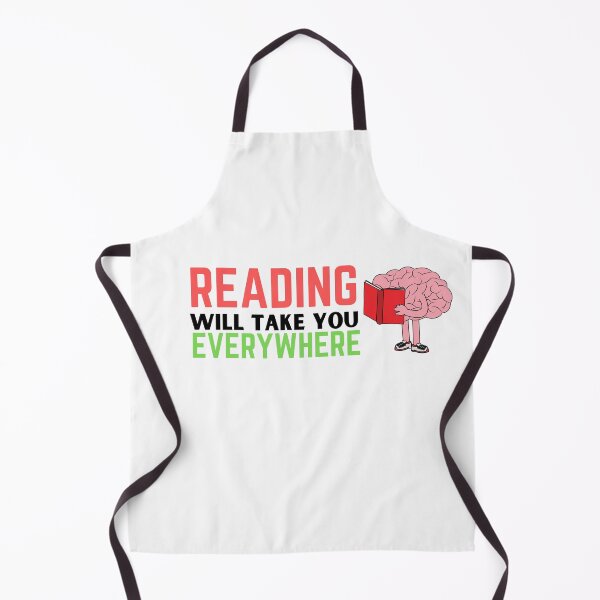 Item preview, Reading will take you everywhere funny reading quotes designed and sold by OneTimeEngineer.