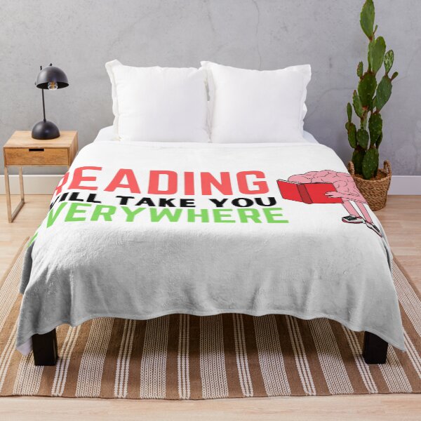 Item preview, Reading will take you everywhere funny reading quotes designed and sold by OneTimeEngineer.