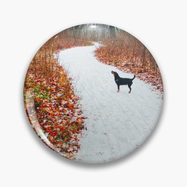 Item preview, Snowy way through a bright forest designed and sold by helenkaiy.
