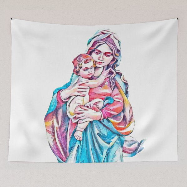 Item preview, Mary and the Child Jesus designed and sold by Cute Designs Shop.