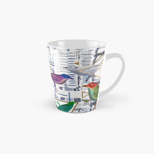Complimentary Blue & Gold Tall Mug