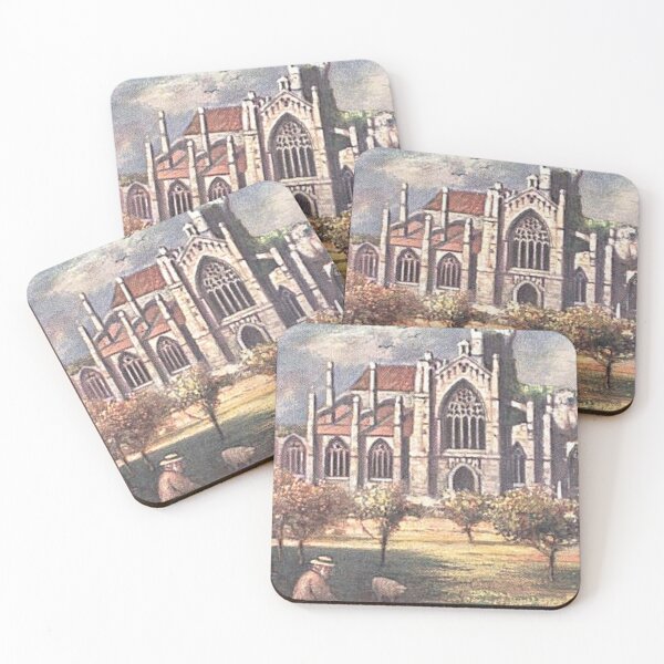 Item preview, Melrose Abbey | Vintage Illustration designed and sold by yourscotborders.