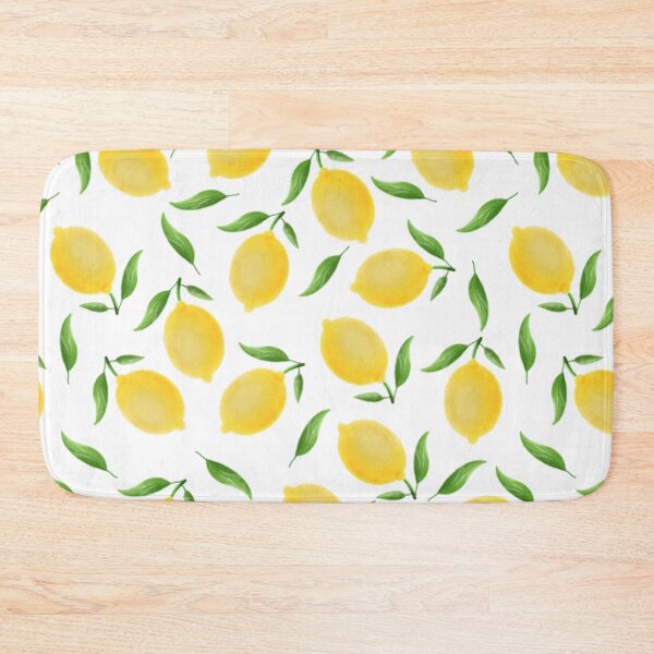 Item preview, Bright yellow lemon pattern   designed and sold by nadiahaq.