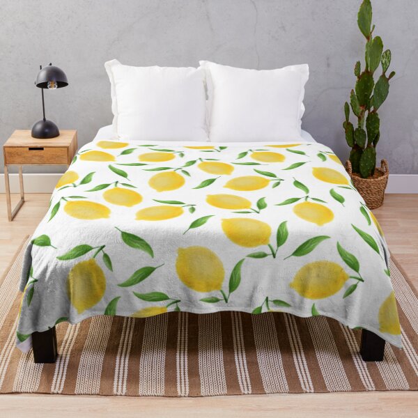 Item preview, Bright yellow lemon pattern designed and sold by nadiahaq.