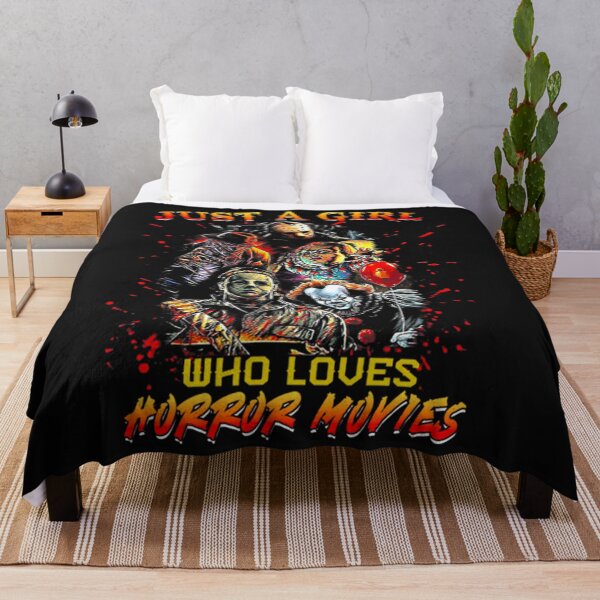 Item preview, Just A Girl Who Loves Horror Movies T-ShirtJust A Girl Who Loves Horror Movies designed and sold by ValakHana.