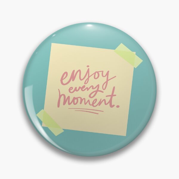 Item preview, enjoy every moment note designed and sold by nashiblossomart.