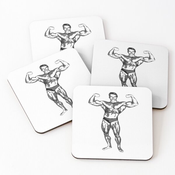 Item preview, Arnold Schwarzenegger Double Biceps Famous Pose designed and sold by WallArt01.
