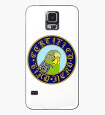 Certified Bird Nerd (budgie yellow/green) Case/Skin for Samsung Galaxy