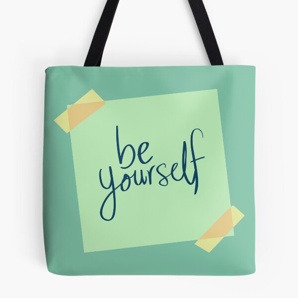 Item preview, be yourself note designed and sold by nashiblossomart.