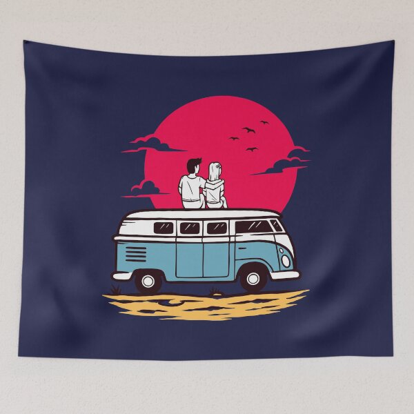 Item preview, Lovers watching the sunset designed and sold by marbella-studio.