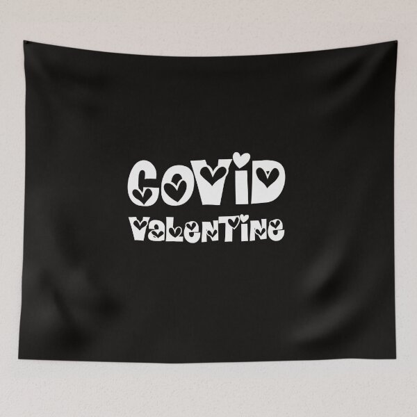 Item preview, Covid Valentine Black designed and sold by DamaliePierre.