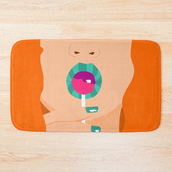 Item preview, Red Hair Pop Art Girl - Lollipop Lips designed and sold by TreacleMustard.