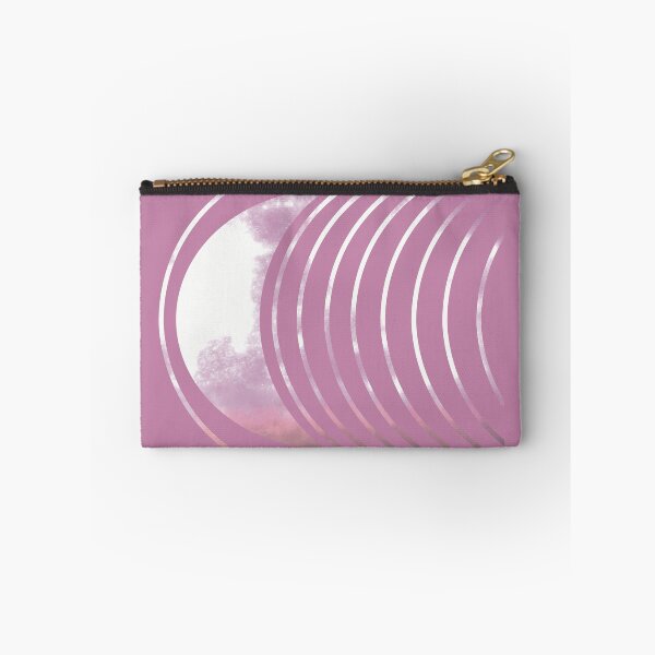 Item preview, Pink Abstract Geometric Moon designed and sold by Mirushy.