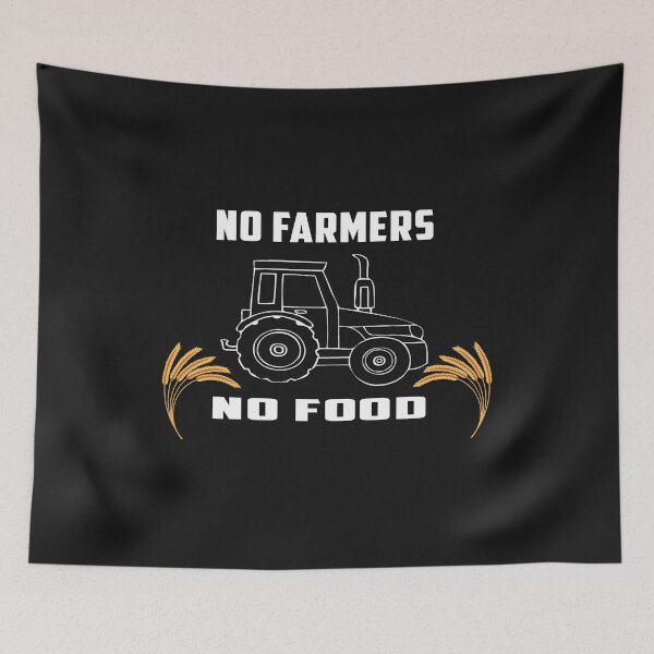Item preview, no farmer no food shirt designed and sold by oussimakh.