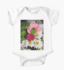 Flowers One Piece - Short Sleeve
