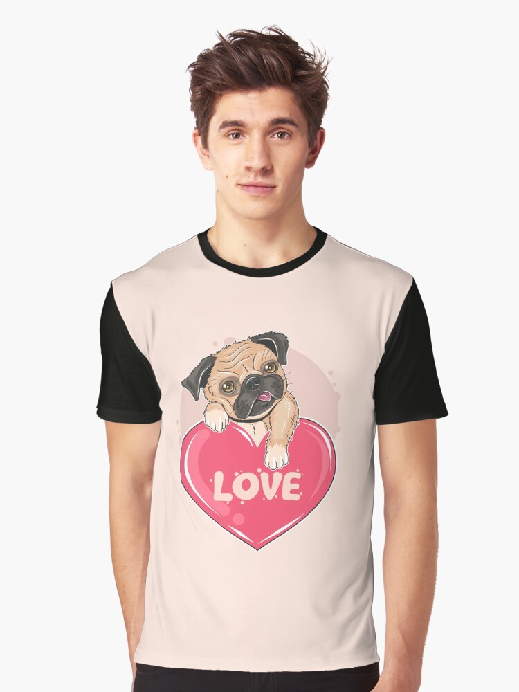 pug valentine shirt