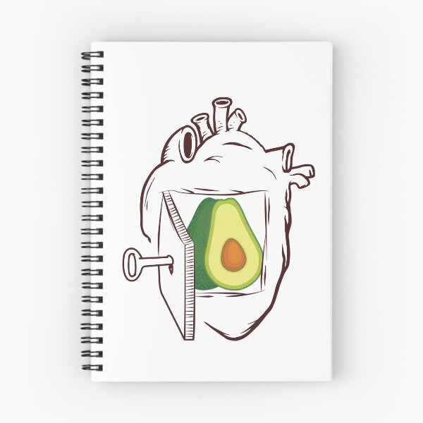 Item preview, Avocado In My Heart designed and sold by foodisthekey.