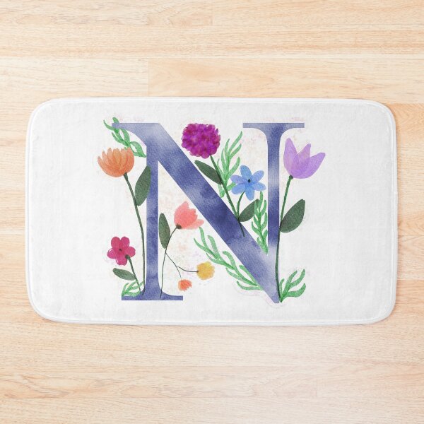 Item preview, N Watercolor Flowers designed and sold by Em0523.