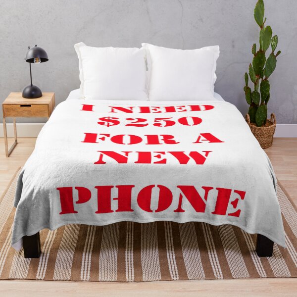 Item preview, I Need 250$ For a New Phone, Unisex T-shirts, Money, Phone gift designed and sold by paullama.