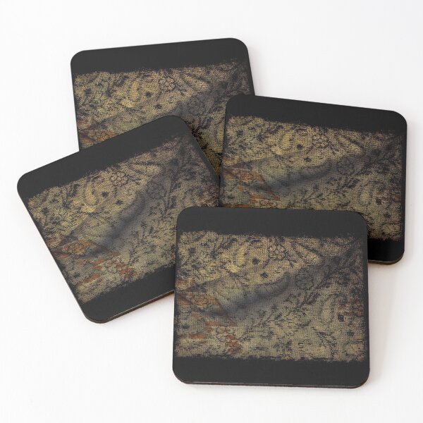 Item preview, Ginger-Brown Thread And Grunge Ditsy Print designed and sold by Capuletdesigns.