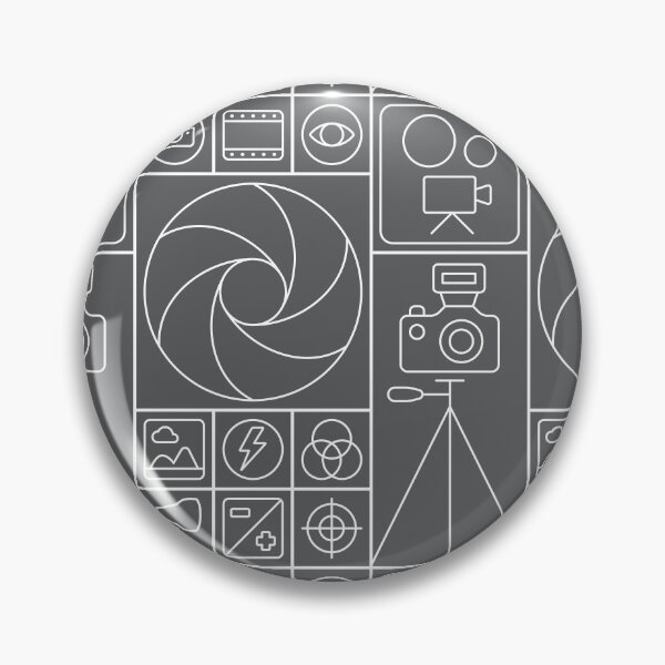 Item preview, Photography Icons Graphic Pattern (Grey) designed and sold by STUDIO-72.