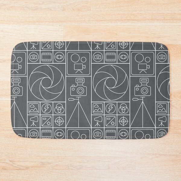 Item preview, Photography Icons Graphic Pattern (Grey) designed and sold by STUDIO-72.