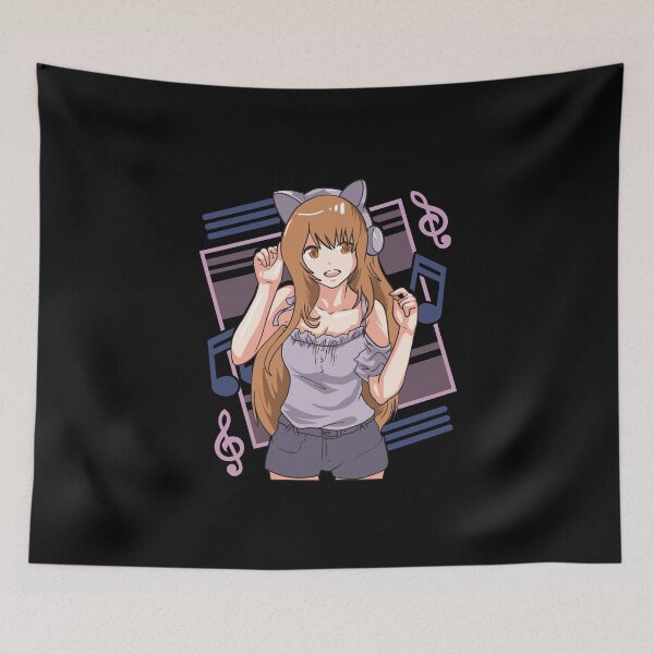 Item preview, Cute Music Girl Headphones Anime Kawaii designed and sold by perfectpresents.