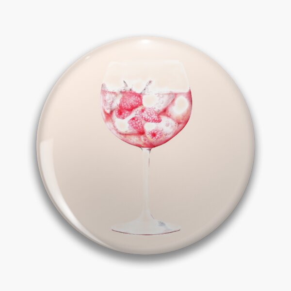 Item preview, Pink Gin Watercolour Illustration designed and sold by AmandaDilworth.