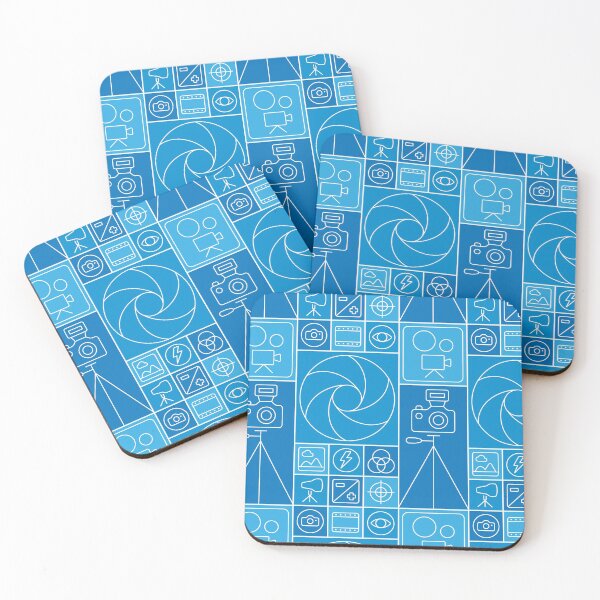 Item preview, Photography Icons Graphic Pattern (Blue) designed and sold by STUDIO-72.