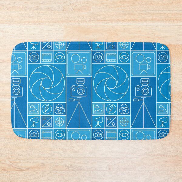 Item preview, Photography Icons Graphic Pattern (Blue) designed and sold by STUDIO-72.