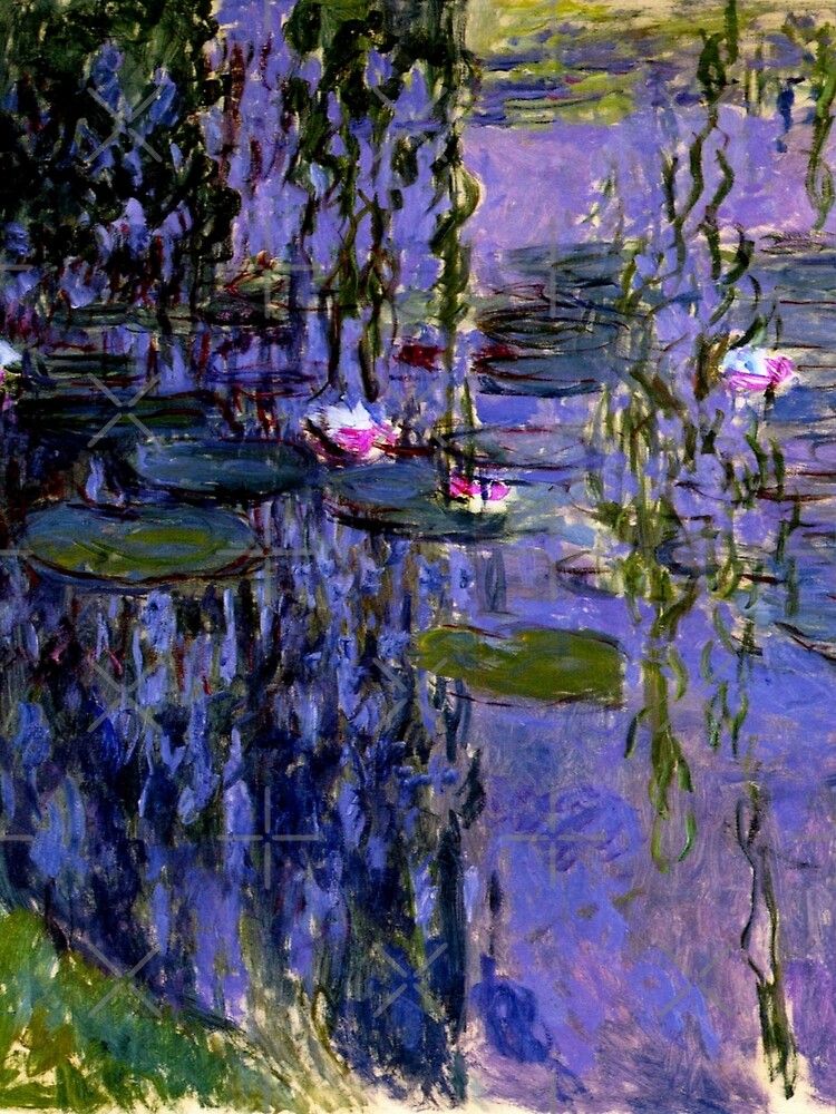 Claude Monet - Blue Water Lilies (1916) Womens Leggings