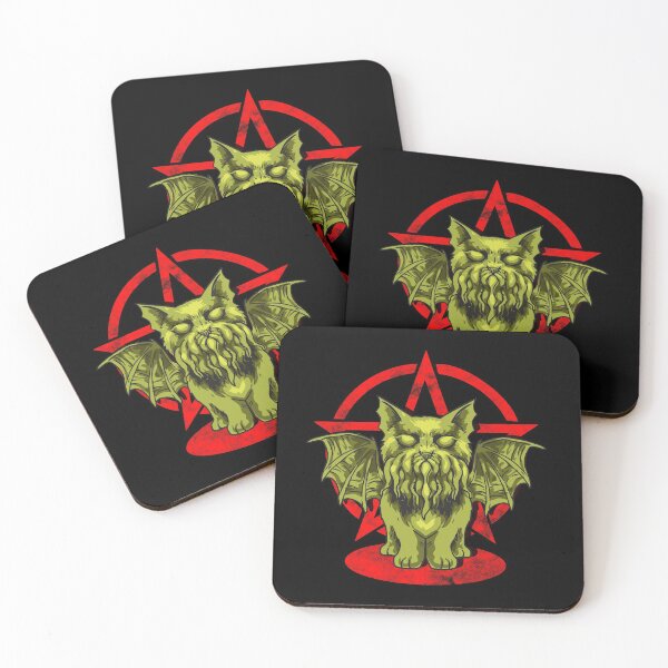 Item preview, Cute & Funny Satanic Cathulhu Kawaii Cat Cthulhu designed and sold by perfectpresents.
