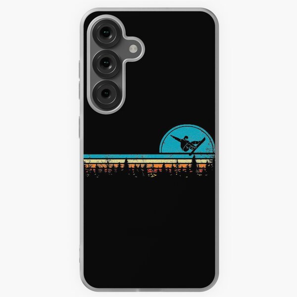 Vista previa del artículo con la obra «Snowboarding Lover Cool Retro Vintage Style para snowboarders», diseñado y vendido por CoolSilhouettes.