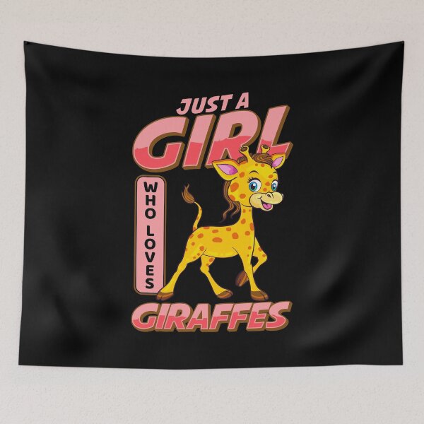 Item preview, Adorable Just A Girl Who Loves Giraffes designed and sold by perfectpresents.