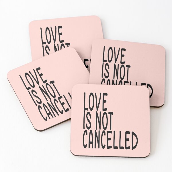 Item preview, LOVE IS NOT CANCELLED LOVE 2021 Valentine day designed and sold by hmgrafi36.