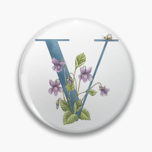 Item preview, V is for Violets designed and sold by Theodora Gould.