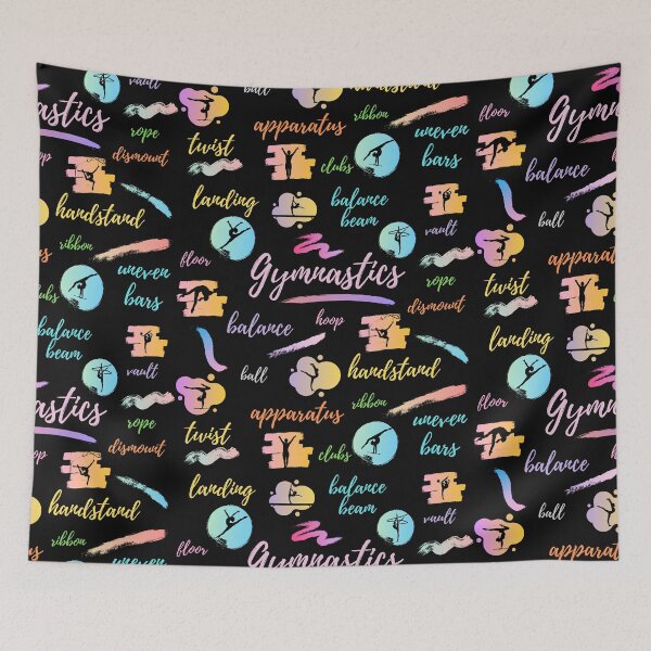 Item preview, Gymnastics Words - Artistic Gymnastics - Rhythmc Gymnastics designed and sold by Gymnastics Store.