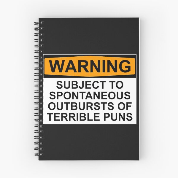 Item preview, Puns T-ShirtWarning - Terrible Puns! designed and sold by ValakHana.