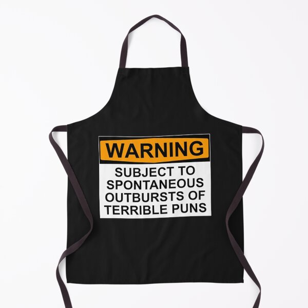 Aperçu de l'œuvre Puns T-ShirtWarning - Terrible Puns! créée et vendue par ValakHana.