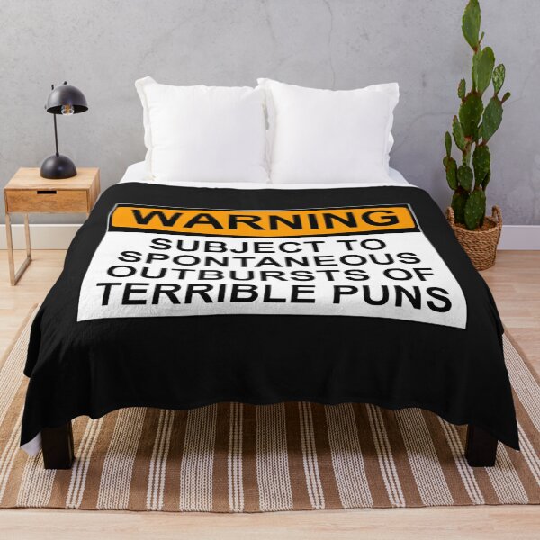 Item preview, Puns T-ShirtWarning - Terrible Puns! designed and sold by ValakHana.