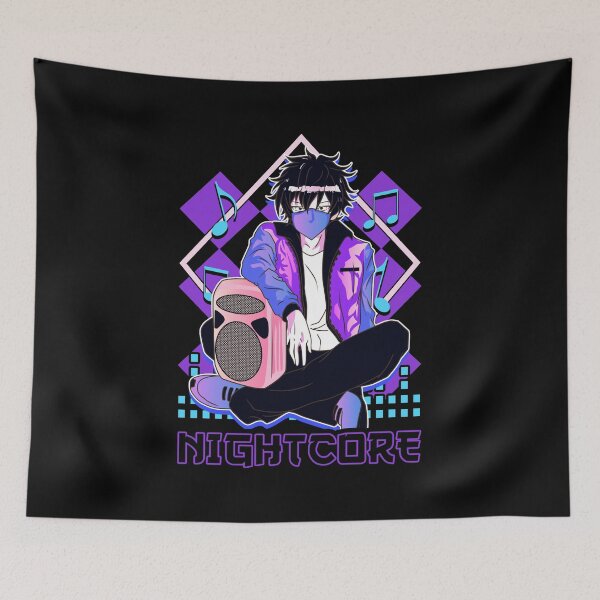 Item preview, Nightcore Japanese Music Anime designed and sold by perfectpresents.