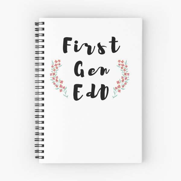 Item preview, First Gen EdD- Floral Print -- Modern Calligraphy designed and sold by statsandcats.