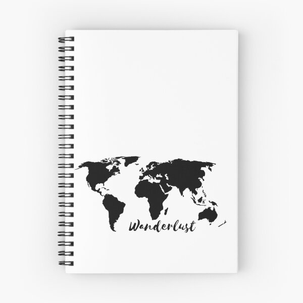 Item preview, Wanderlust World Map designed and sold by printhappy.