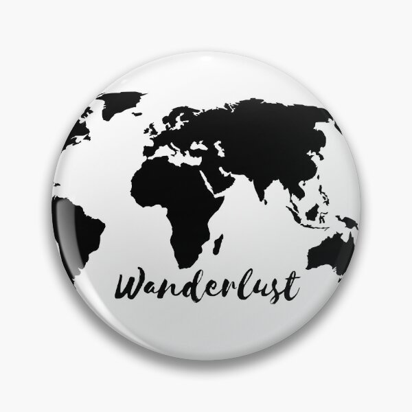 Item preview, Wanderlust World Map designed and sold by printhappy.