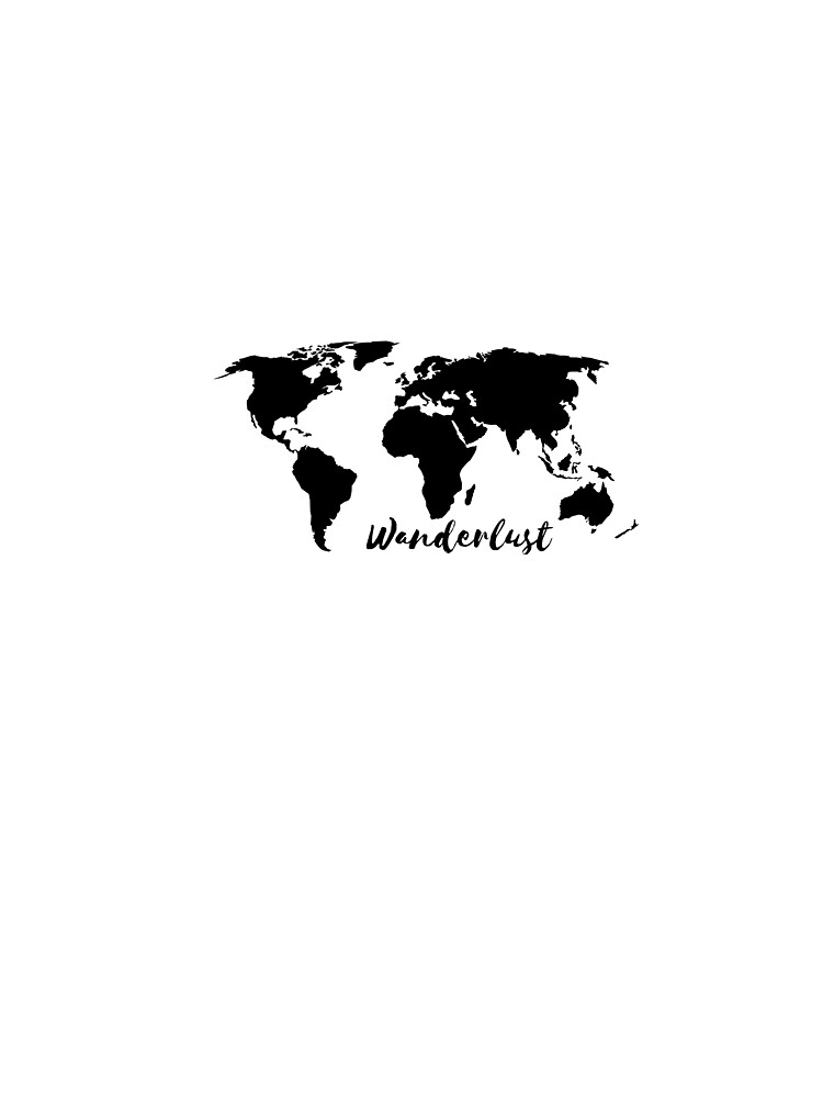Wanderlust World Map by printhappy