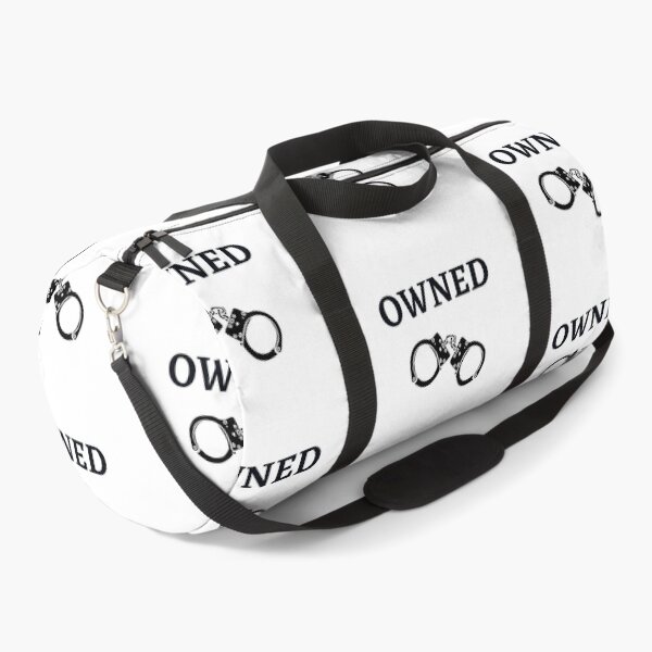 Item preview, OWNED Handcuffs - BDSM, Bondage, Kink, Fetish - Black Text designed and sold by DavesAccount.