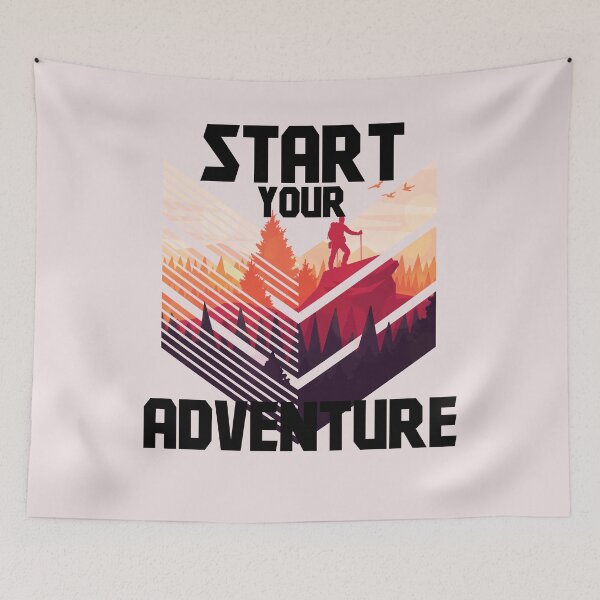 Item preview, Adventure Hiking Survival Outdoor designed and sold by Naohiro.