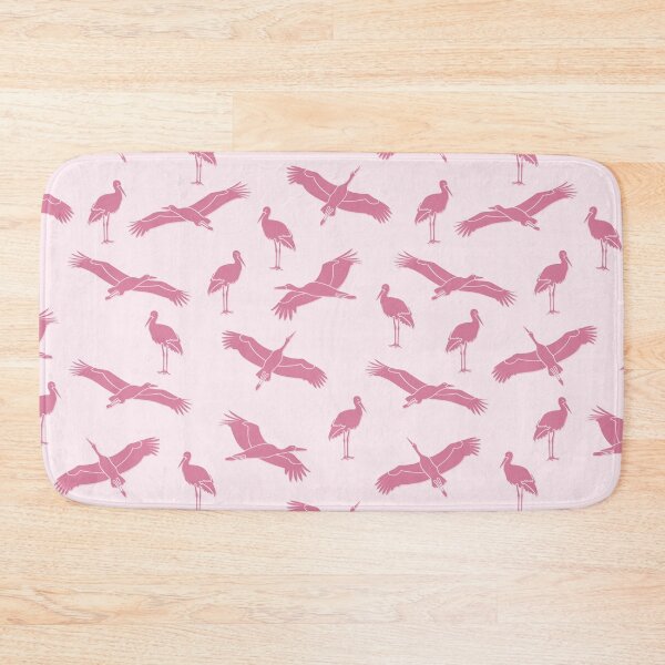 Item preview, Pink Stork pattern designed and sold by Ribeiro Design.